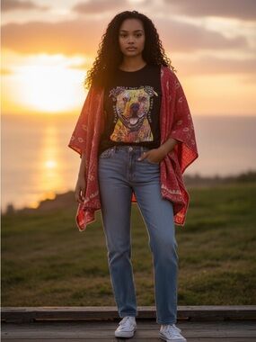 PIT BULL Reworked Band Tee Style Top Oversized Granny D Originals